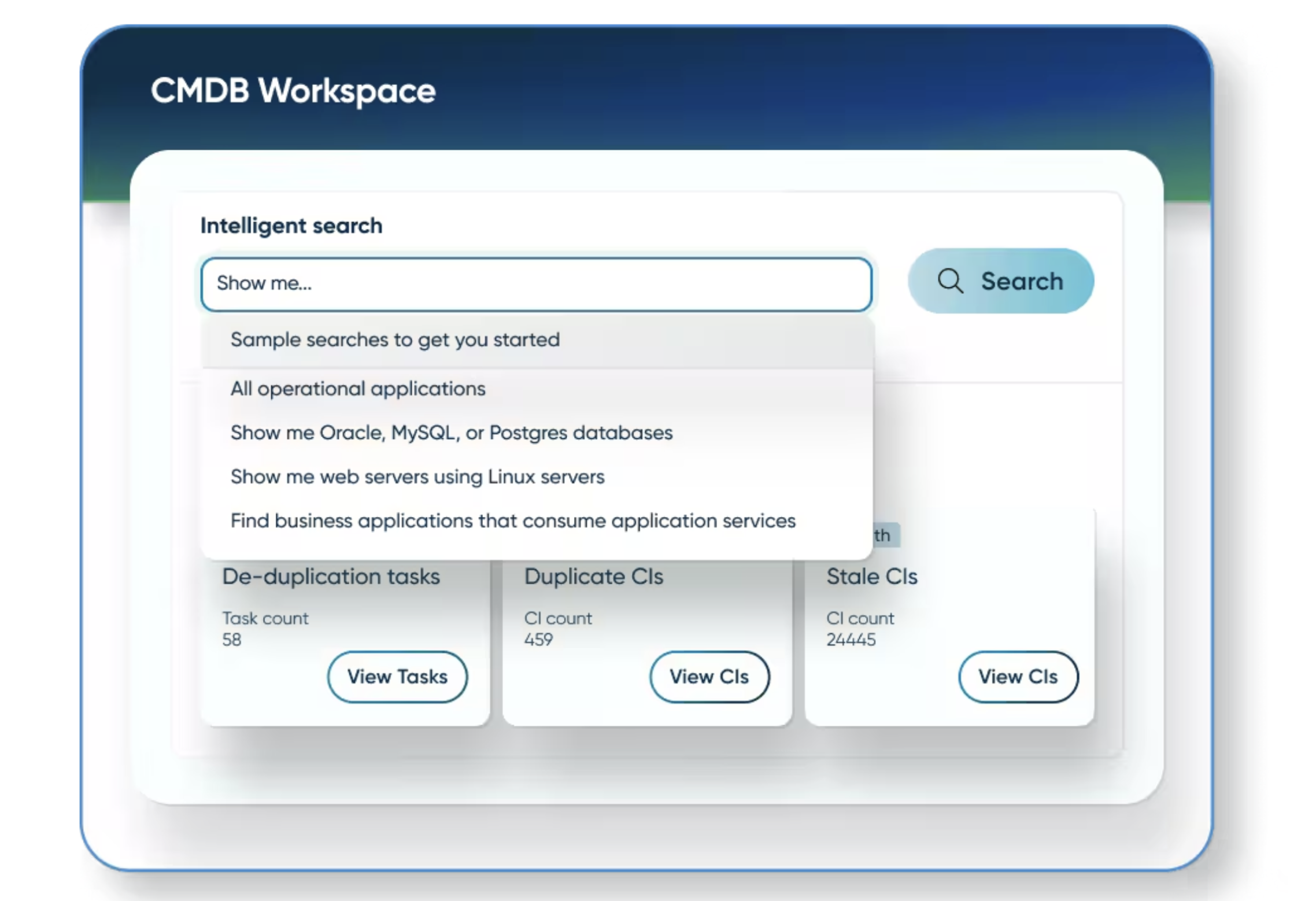 CMDB workspace
