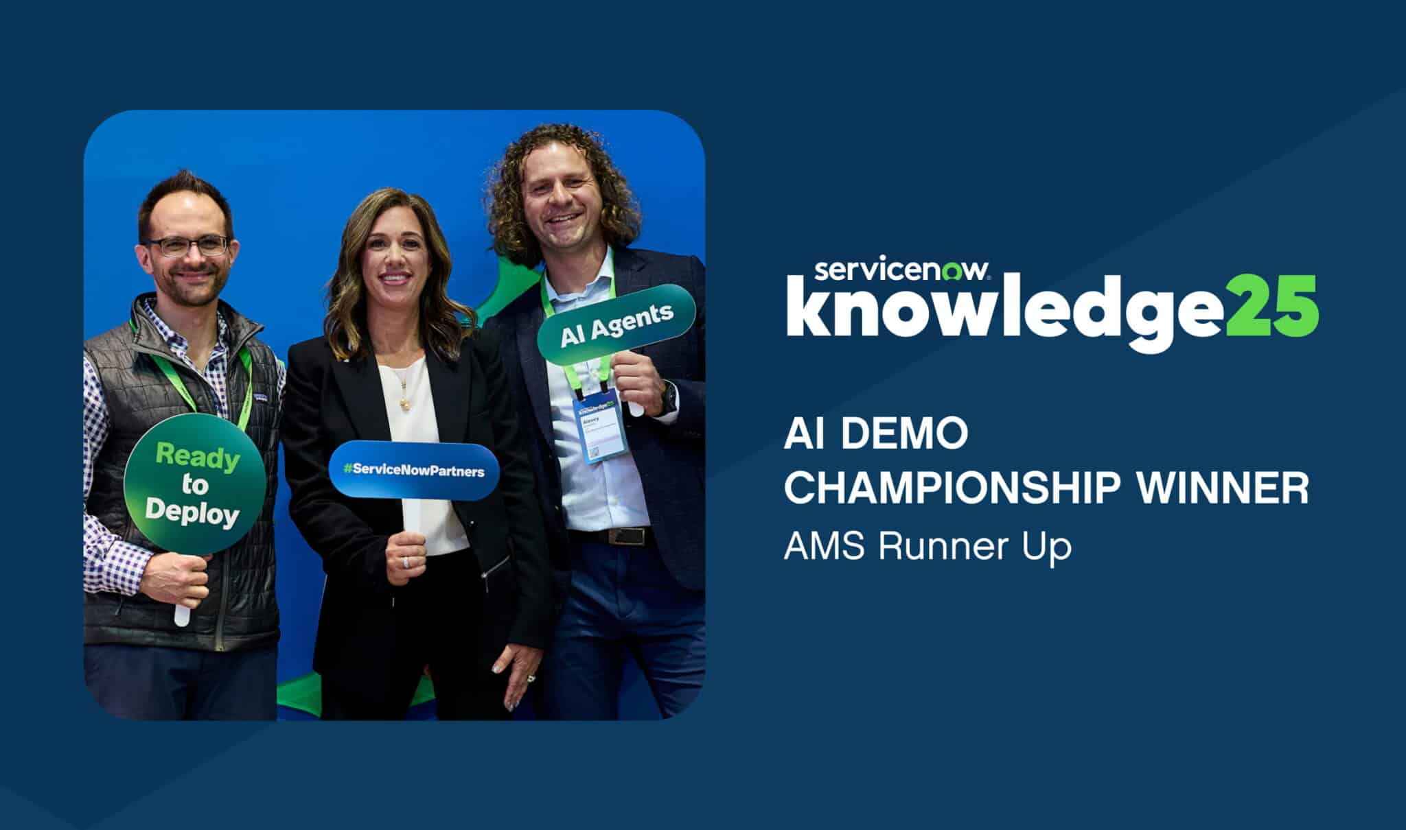 Teiva Systems Named AMS Runner-Up at SNow Knowledge 2025