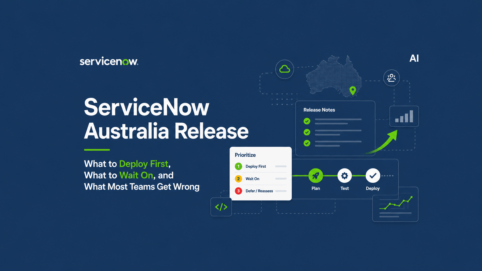 ServiceNow Australia Release: What to Deploy First